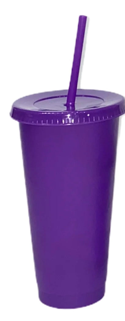 Personalised Plastic Cold drink Tumbler Cup with Lid