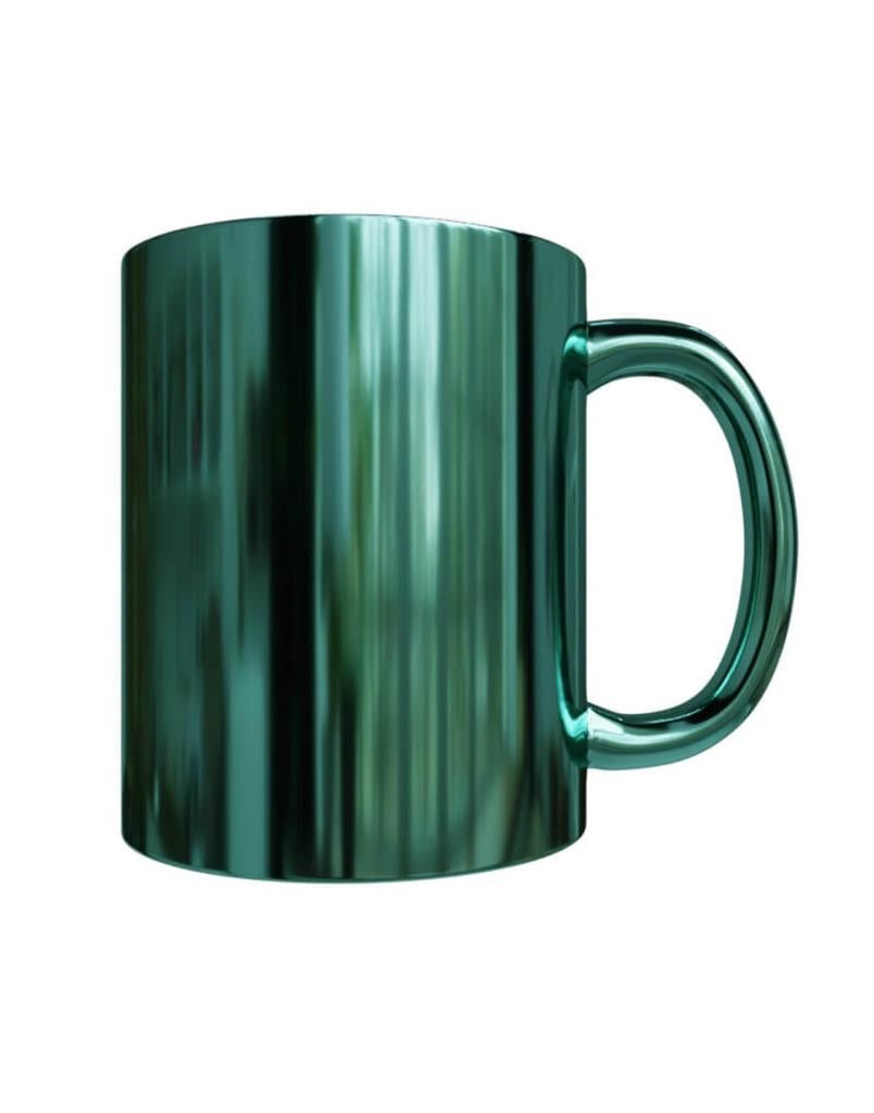 Personalised Green Metallic Mug