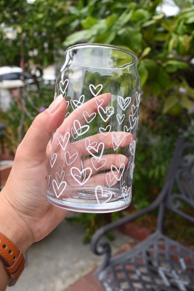 Personalised Can shape glass