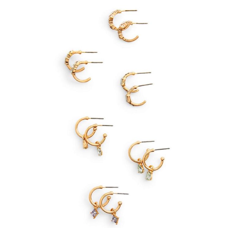 Mini Hoop earrings set of 5