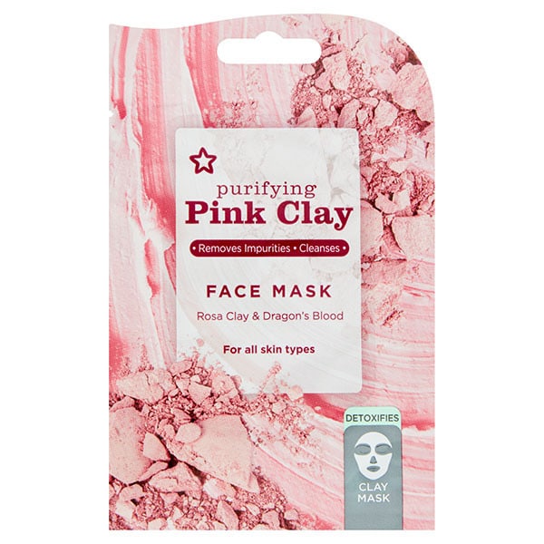 Superdrug Pink Clay Face Mask 15ml