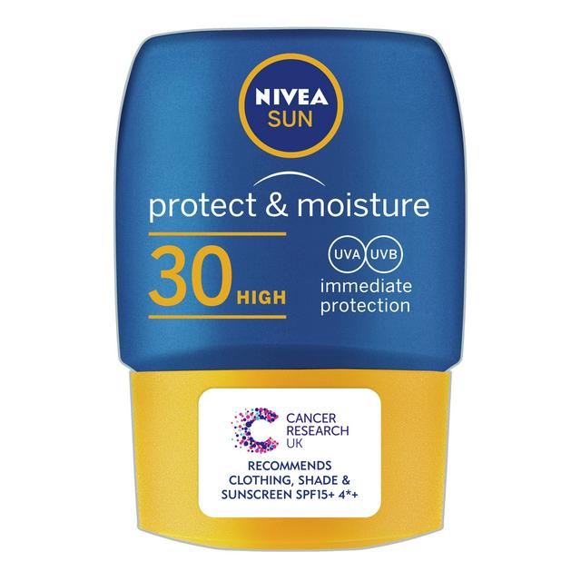 NIVEA SUN Suncream Pocket Size Lotion SPF 30, Protect & Moisture, 50ml