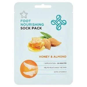 Superdrug Honey and Almond Nourishing Foot Mask & Foot Socks