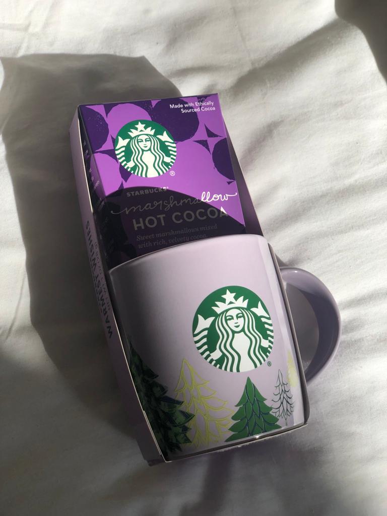 Starbucks® 2-Piece Marshmallow Hot Cocoa & Mug Gift Set