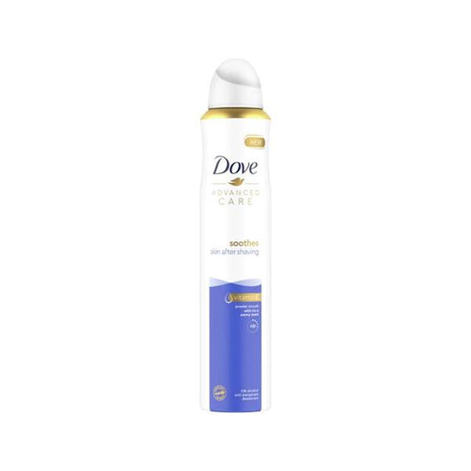 Dove Advanced Care Soothes Skin After Shaving Deodorant Powder Smooth with iris and Peony scent 200Ml
