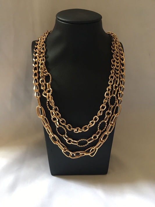 3 Layer Chain Necklaces