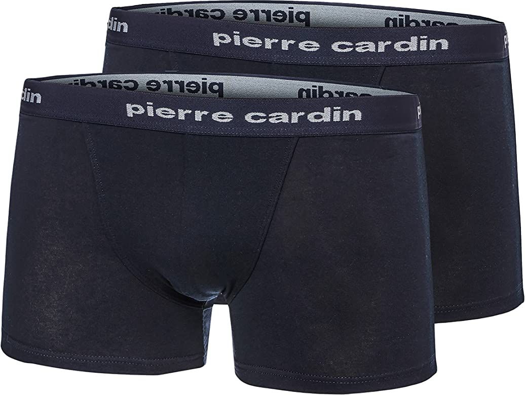 Pierre Cardin pack of dark blue fitted boxers - M